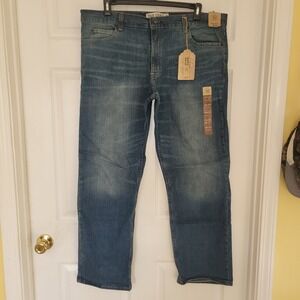 True Craft Jeans Mens 38x34 Denim relaxed Fit Stretch NWT